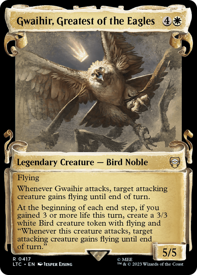 Gwaihir, Greatest of the Eagles [The Lord of the Rings: Tales of Middle-Earth Commander Showcase Scrolls] | Eastridge Sports Cards & Games