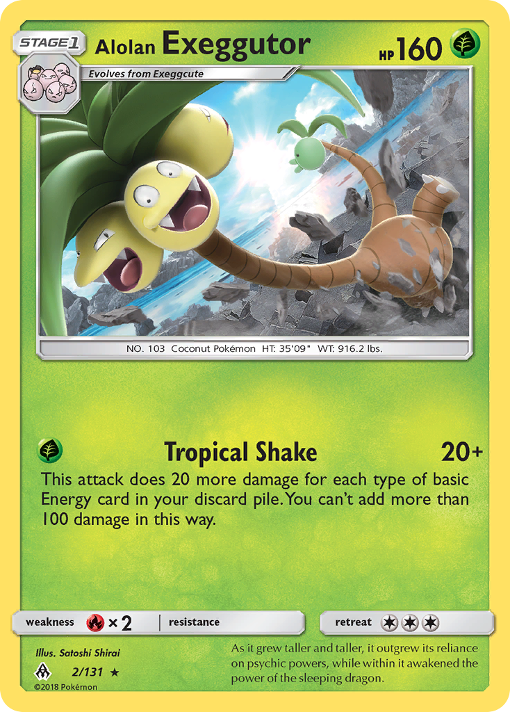 Alolan Exeggutor (2/131) [Sun & Moon: Forbidden Light] | Eastridge Sports Cards & Games