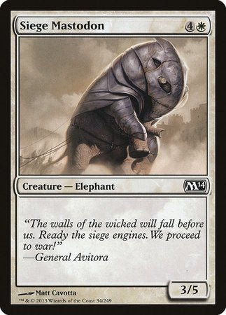 Siege Mastodon [Magic 2014] | Eastridge Sports Cards & Games