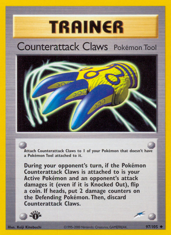 Counterattack Claws (97/105) [Neo Destiny 1st Edition] | Eastridge Sports Cards & Games