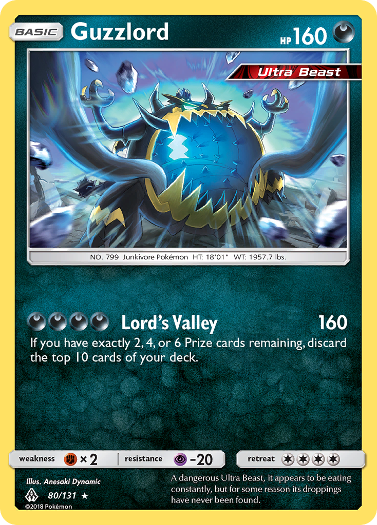 Guzzlord (80/131) [Sun & Moon: Forbidden Light] | Eastridge Sports Cards & Games