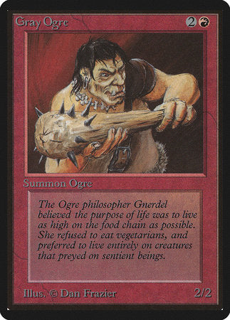 Gray Ogre [Limited Edition Beta] | Eastridge Sports Cards & Games
