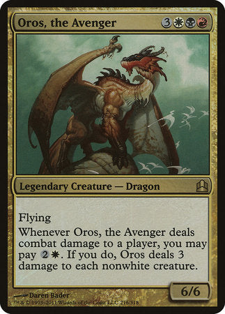 Oros, the Avenger (Oversized) [Commander 2011 Oversized] | Eastridge Sports Cards & Games