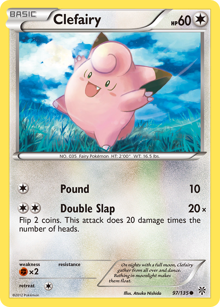 Clefairy (97/135) [Black & White: Plasma Storm] | Eastridge Sports Cards & Games