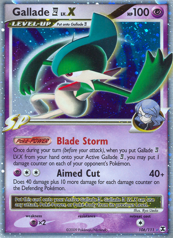 Gallade LV.X (106/111) [Platinum: Rising Rivals] | Eastridge Sports Cards & Games