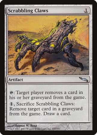 Scrabbling Claws [Mirrodin] | Eastridge Sports Cards & Games