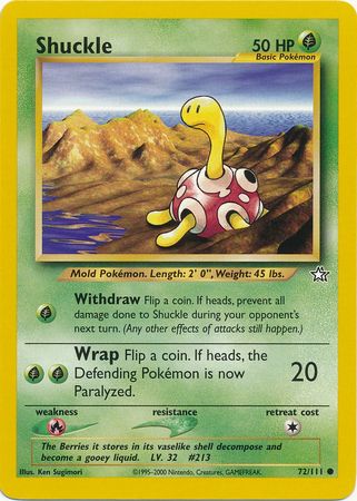 Shuckle (72/111) [Neo Genesis Unlimited] | Eastridge Sports Cards & Games