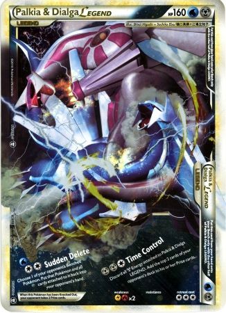 Palkia & Dialga LEGEND (101/102) (Jumbo Card) [HeartGold & SoulSilver: Triumphant] | Eastridge Sports Cards & Games