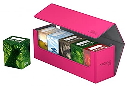 Ultimate Guard DECK CASE ARKHIVE 400+ XENOSKIN- Pink | Eastridge Sports Cards & Games