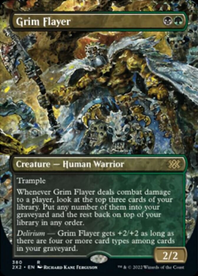 Grim Flayer (Borderless Alternate Art) [Double Masters 2022] | Eastridge Sports Cards & Games