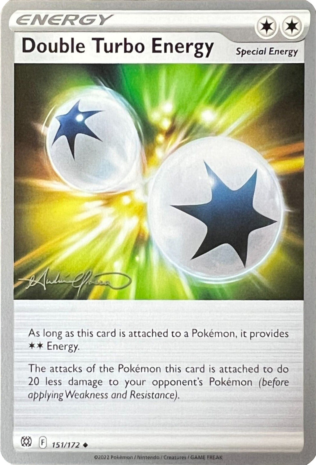 Double Turbo Energy (151/172) (The Shape of Mew - Andre Chiasson) [World Championships 2022] | Eastridge Sports Cards & Games