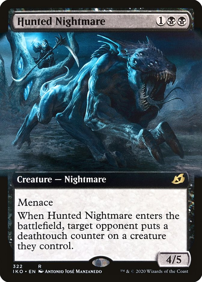 Hunted Nightmare (Extended Art) [Ikoria: Lair of Behemoths] | Eastridge Sports Cards & Games