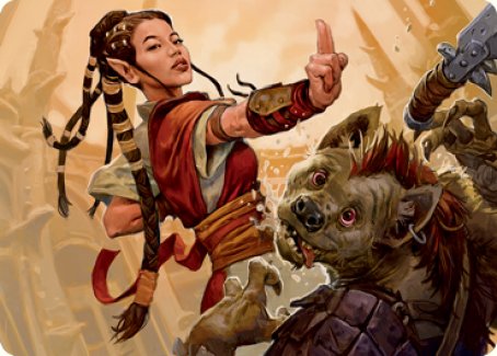 Half-Elf Monk Art Card [Dungeons & Dragons: Adventures in the Forgotten Realms Art Series] | Eastridge Sports Cards & Games