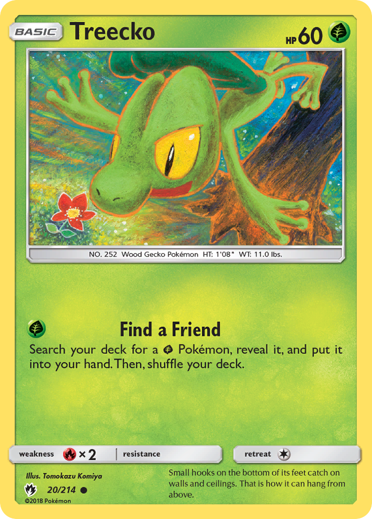 Treecko (20/214) [Sun & Moon: Lost Thunder] | Eastridge Sports Cards & Games