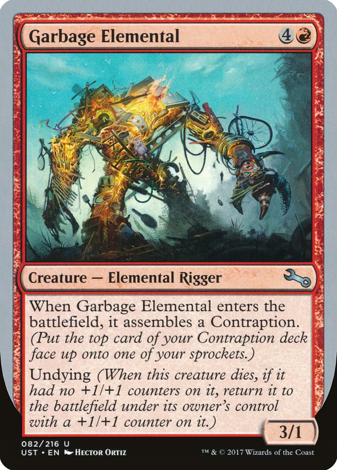 Garbage Elemental (3/1 Creature) [Unstable] | Eastridge Sports Cards & Games