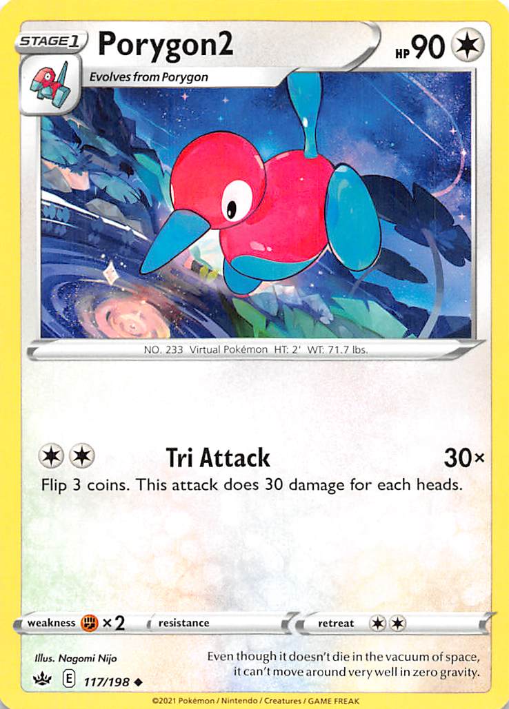 Porygon2 (117/198) [Sword & Shield: Chilling Reign] | Eastridge Sports Cards & Games