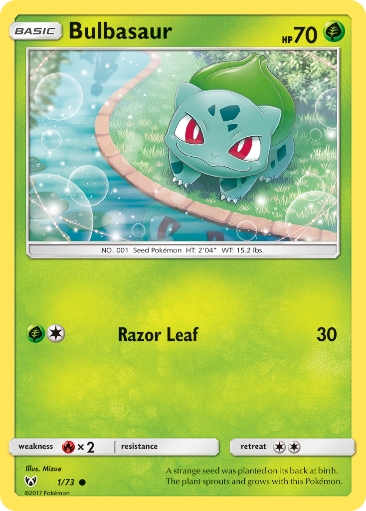 Bulbasaur (1/73) [Sun & Moon: Shining Legends] | Eastridge Sports Cards & Games