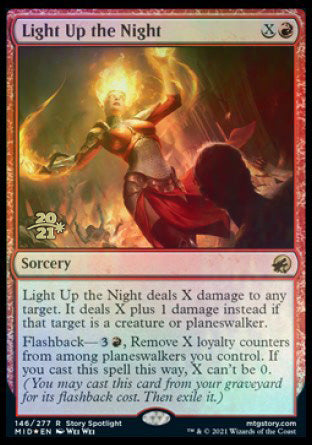 Light Up the Night [Innistrad: Midnight Hunt Prerelease Promos] | Eastridge Sports Cards & Games