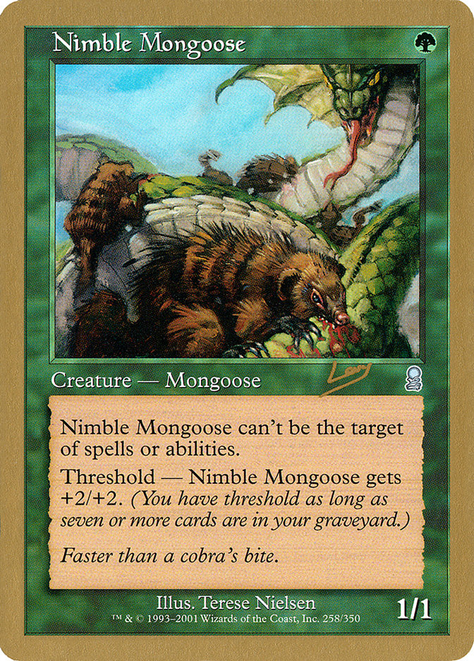 Nimble Mongoose (Raphael Levy) [World Championship Decks 2002] | Eastridge Sports Cards & Games