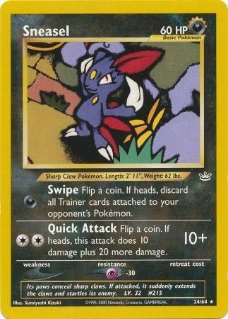 Sneasel (24/64) [Neo Revelation Unlimited] | Eastridge Sports Cards & Games