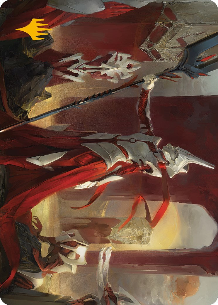 Porcelain Zealot Art Card (Gold-Stamped Signature) [Phyrexia: All Will Be One Art Series] | Eastridge Sports Cards & Games