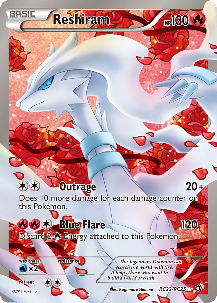 Reshiram (RC22/RC25) [Black & White: Legendary Treasures] | Eastridge Sports Cards & Games