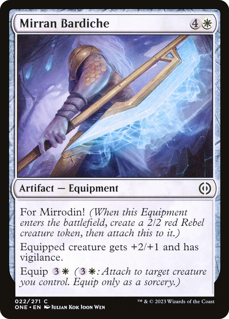 Mirran Bardiche [Phyrexia: All Will Be One] | Eastridge Sports Cards & Games