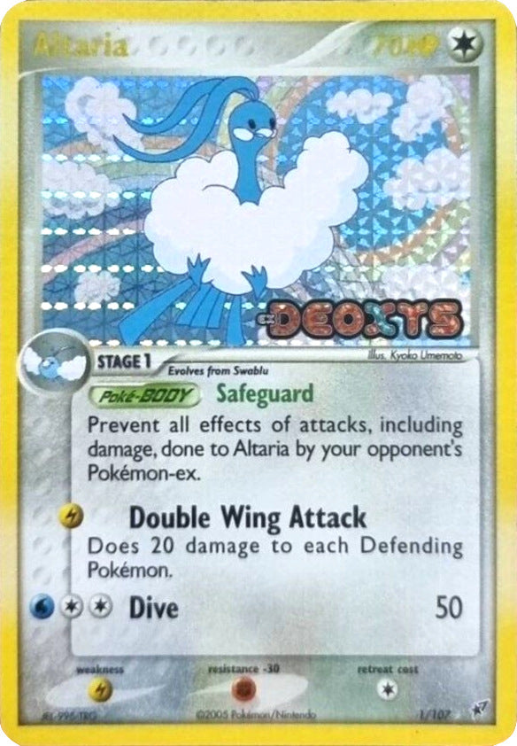 Altaria (1/107) (Stamped) [EX: Deoxys] | Eastridge Sports Cards & Games