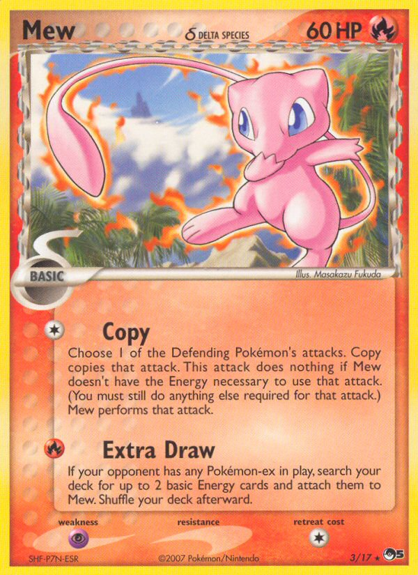 Mew (3/17) (Delta Species) [POP Series 5] | Eastridge Sports Cards & Games