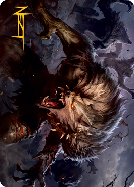 Village Reavers Art Card (Gold-Stamped Signature) [Innistrad: Midnight Hunt Art Series] | Eastridge Sports Cards & Games