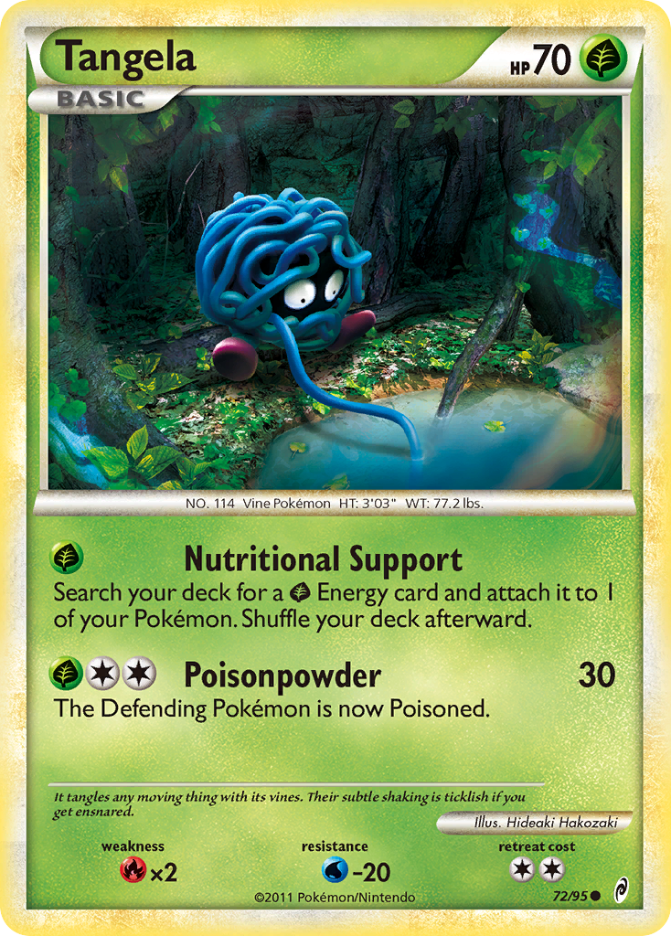 Tangela (72/95) [HeartGold & SoulSilver: Call of Legends] | Eastridge Sports Cards & Games