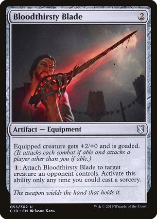 Bloodthirsty Blade [Commander 2019] | Eastridge Sports Cards & Games