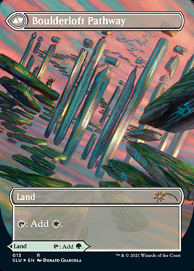 Branchloft Pathway // Boulderloft Pathway (Borderless) [Secret Lair: Ultimate Edition 2] | Eastridge Sports Cards & Games