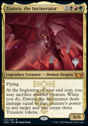 Ziatora, the Incinerator (Promo Pack) [Streets of New Capenna Promos] | Eastridge Sports Cards & Games