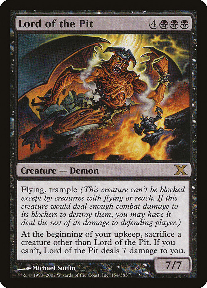 Lord of the Pit [Tenth Edition] | Eastridge Sports Cards & Games