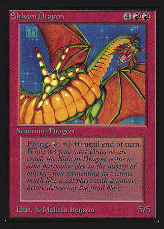 Shivan Dragon (IE) [Intl. Collectors’ Edition] | Eastridge Sports Cards & Games