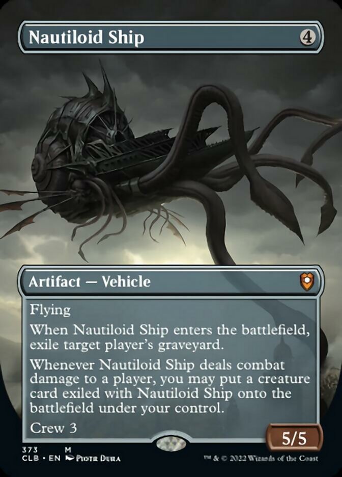 Nautiloid Ship (Borderless Alternate Art) [Commander Legends: Battle for Baldur's Gate] | Eastridge Sports Cards & Games