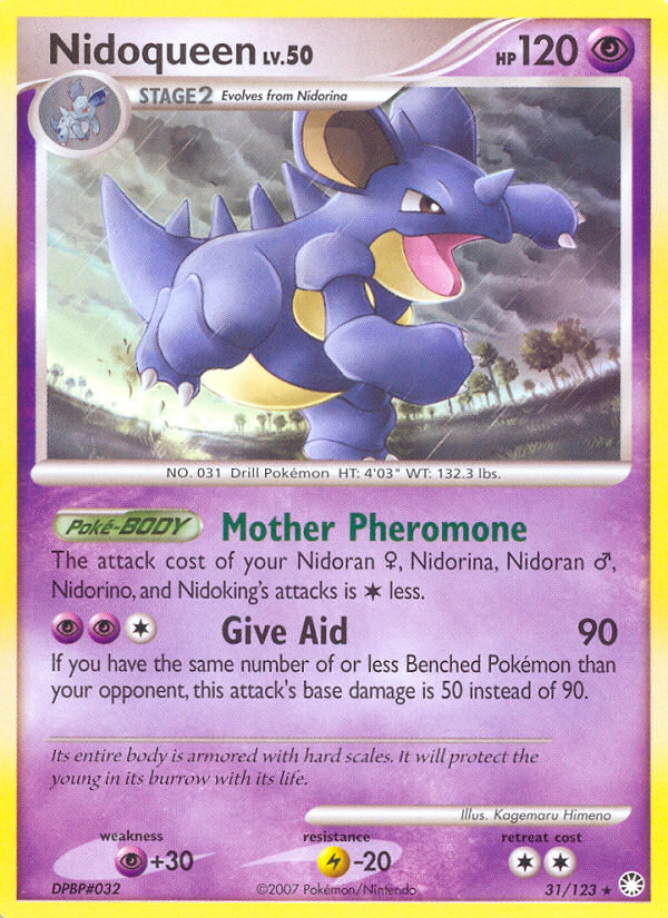 Nidoqueen (31/123) [Diamond & Pearl: Mysterious Treasures] | Eastridge Sports Cards & Games