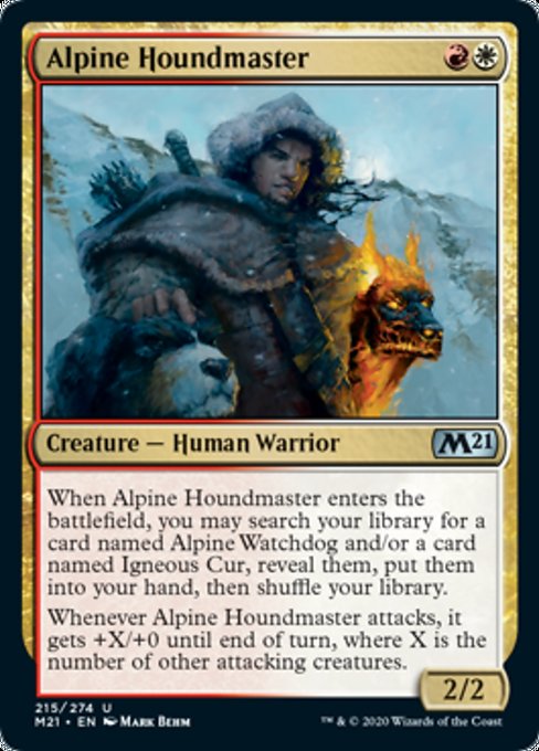 Alpine Houndmaster [Core Set 2021] | Eastridge Sports Cards & Games