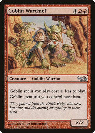 Goblin Warchief [Duel Decks: Elves vs. Goblins] | Eastridge Sports Cards & Games