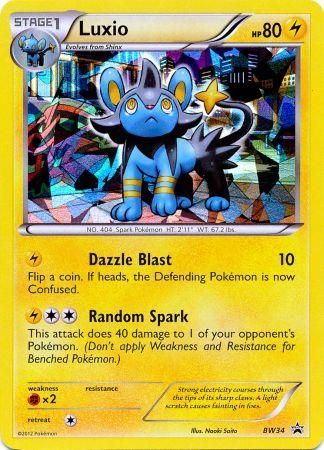 Luxio (BW34) (Cracked Ice Holo) [Black & White: Black Star Promos] | Eastridge Sports Cards & Games