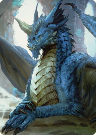 Young Blue Dragon Art Card [Commander Legends: Battle for Baldur's Gate Art Series] | Eastridge Sports Cards & Games