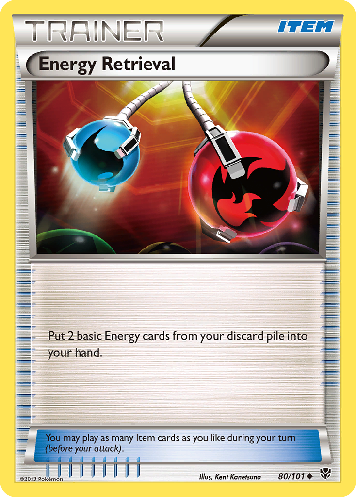 Energy Retrieval (80/101) [Black & White: Plasma Blast] | Eastridge Sports Cards & Games