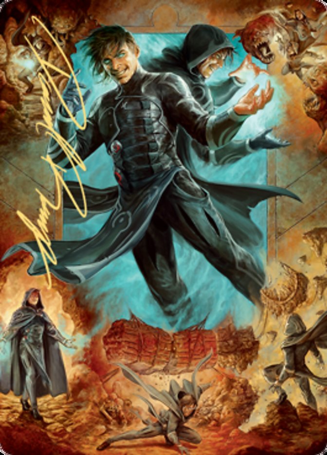 Jace, Mirror Mage 2 Art Card (Gold-Stamped Signature) [Zendikar Rising Art Series] | Eastridge Sports Cards & Games