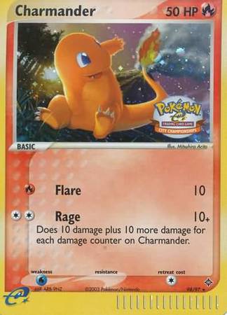 Charmander (98/97) (City Championship Promo) [EX: Dragon] | Eastridge Sports Cards & Games