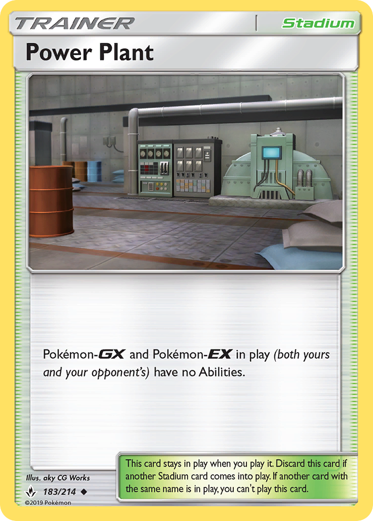 Power Plant (183/214) [Sun & Moon: Unbroken Bonds] | Eastridge Sports Cards & Games