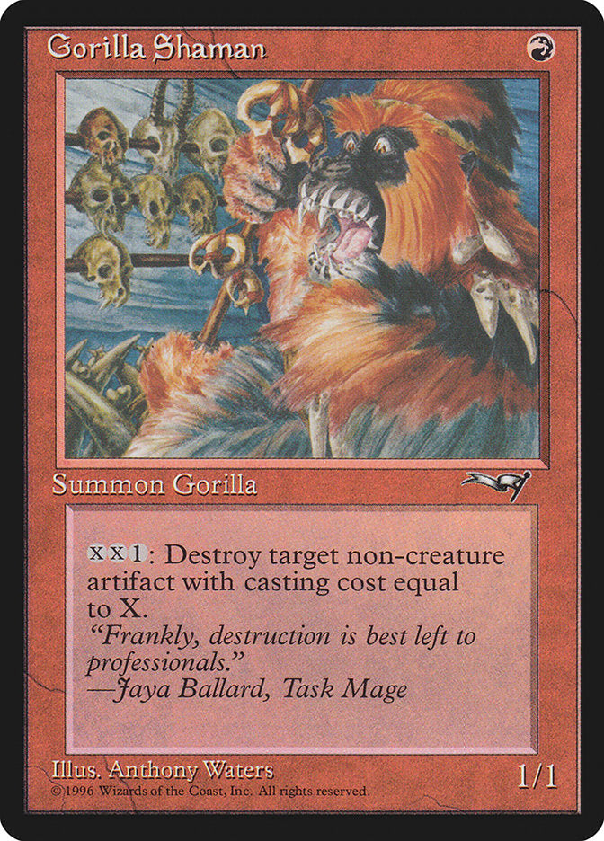 Gorilla Shaman (Skulls in Background) [Alliances] | Eastridge Sports Cards & Games