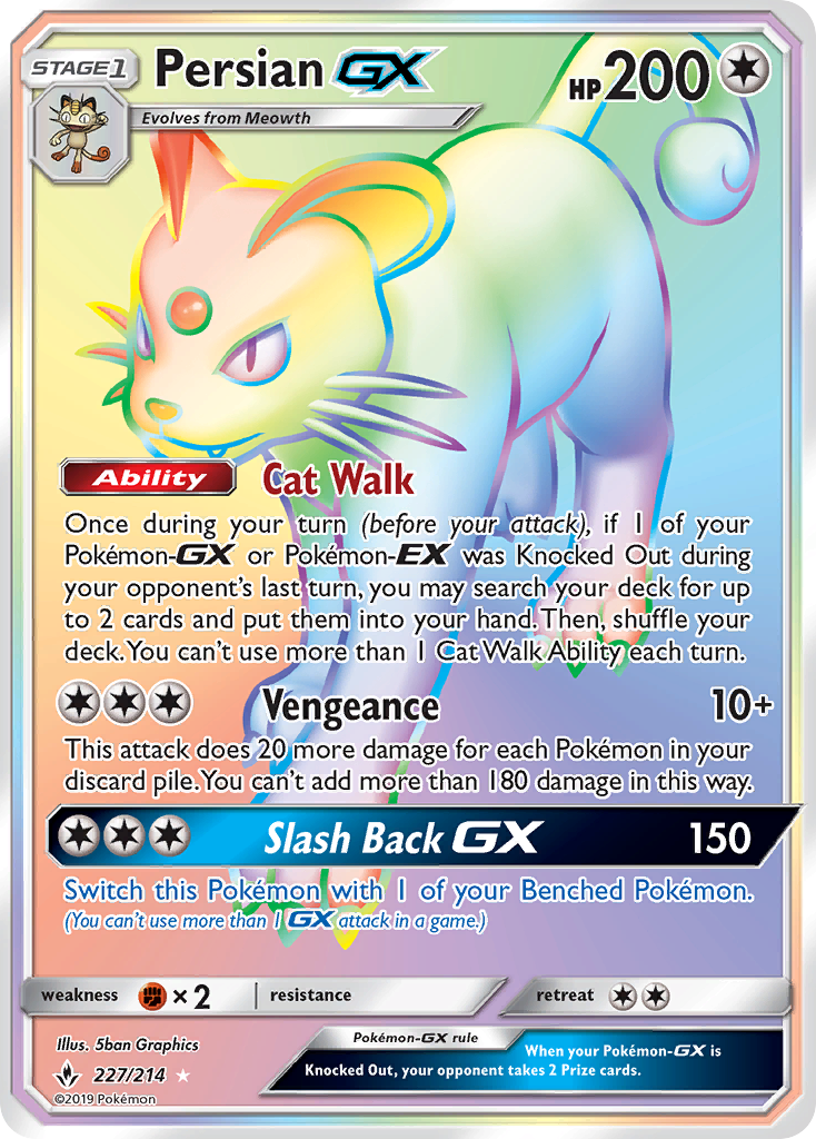 Persian GX (227/214) [Sun & Moon: Unbroken Bonds] | Eastridge Sports Cards & Games