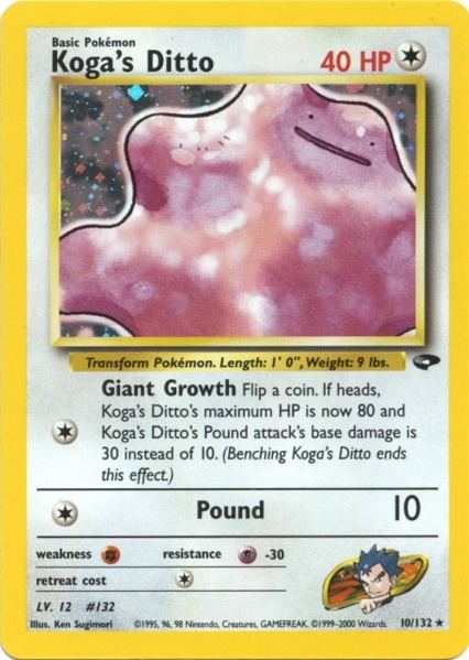 Koga's Ditto (10/132) [Gym Challenge Unlimited] | Eastridge Sports Cards & Games