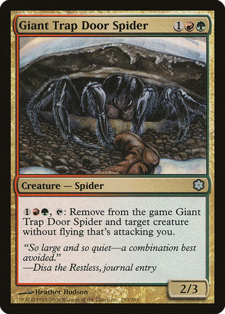 Giant Trap Door Spider [Coldsnap Theme Decks] | Eastridge Sports Cards & Games